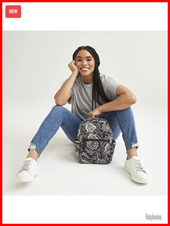 Quilted Cotton Fashion Backpack Lightweight Travel School Work main image 6
